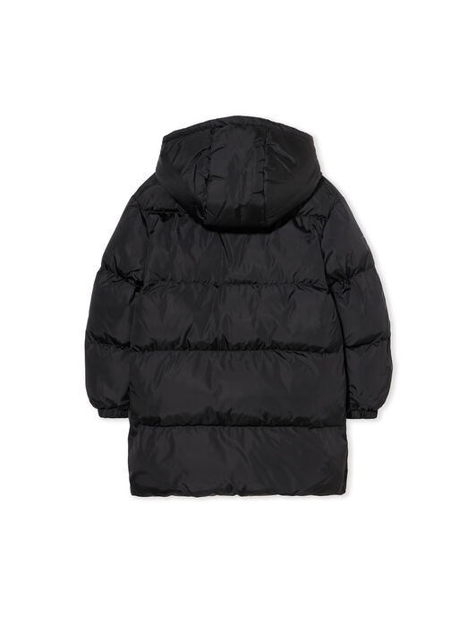 OFF WHITE Padded Hooded Long Coat BLACK - SOFT PINK OGEJ001F25FAB001