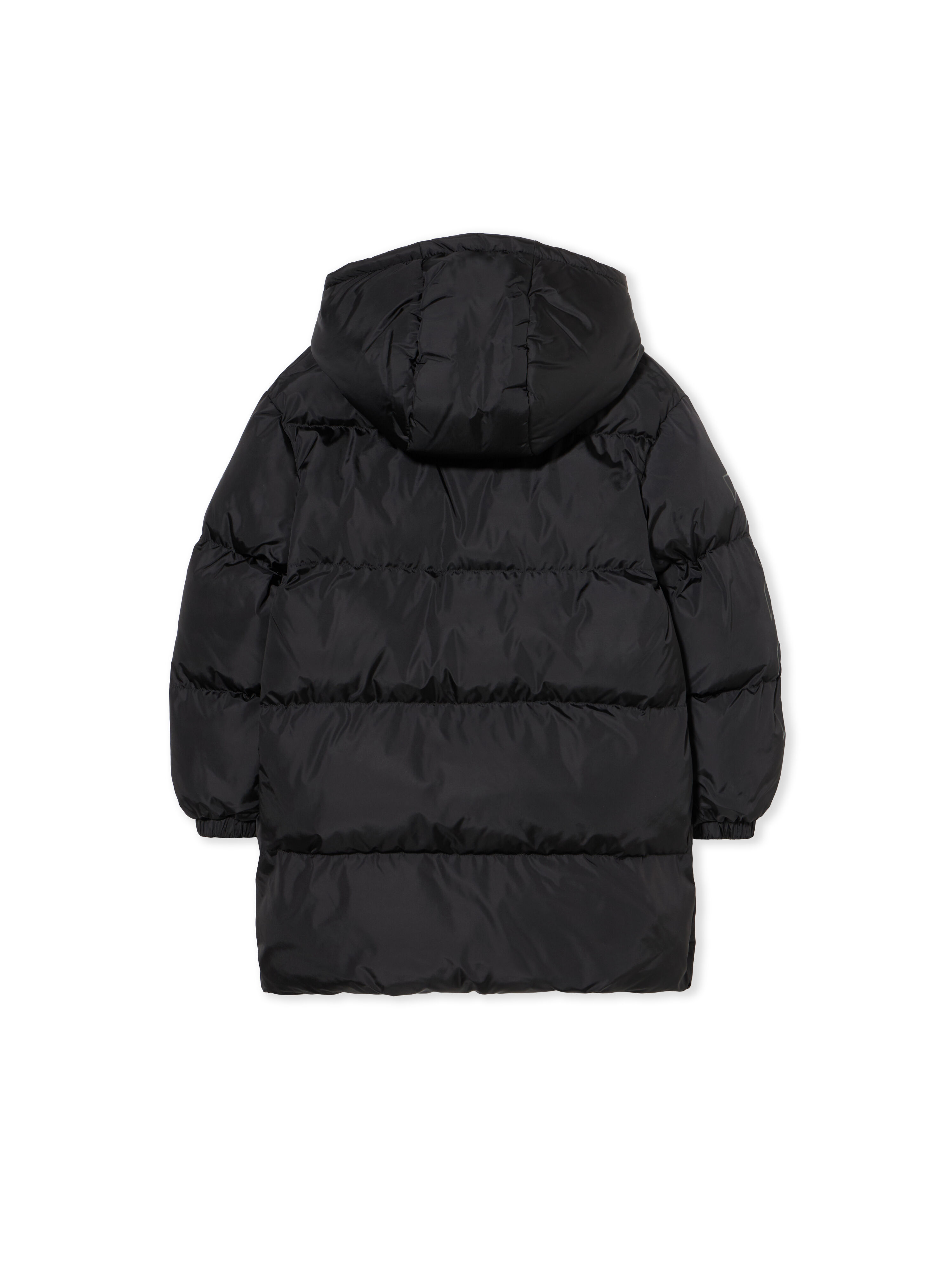 OFF WHITE Padded Hooded Long Coat BLACK - SOFT PINK OGEJ001F25FAB001