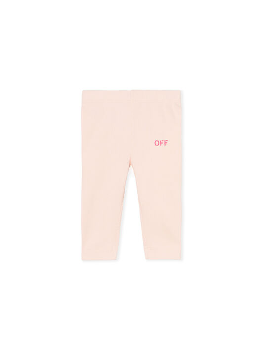Off Stamp Rib Logo Leggings OFF WHITE Off Stamp Rib Logo Leggings SOFT PINK - FUCHSIA OGX3001F25JER001