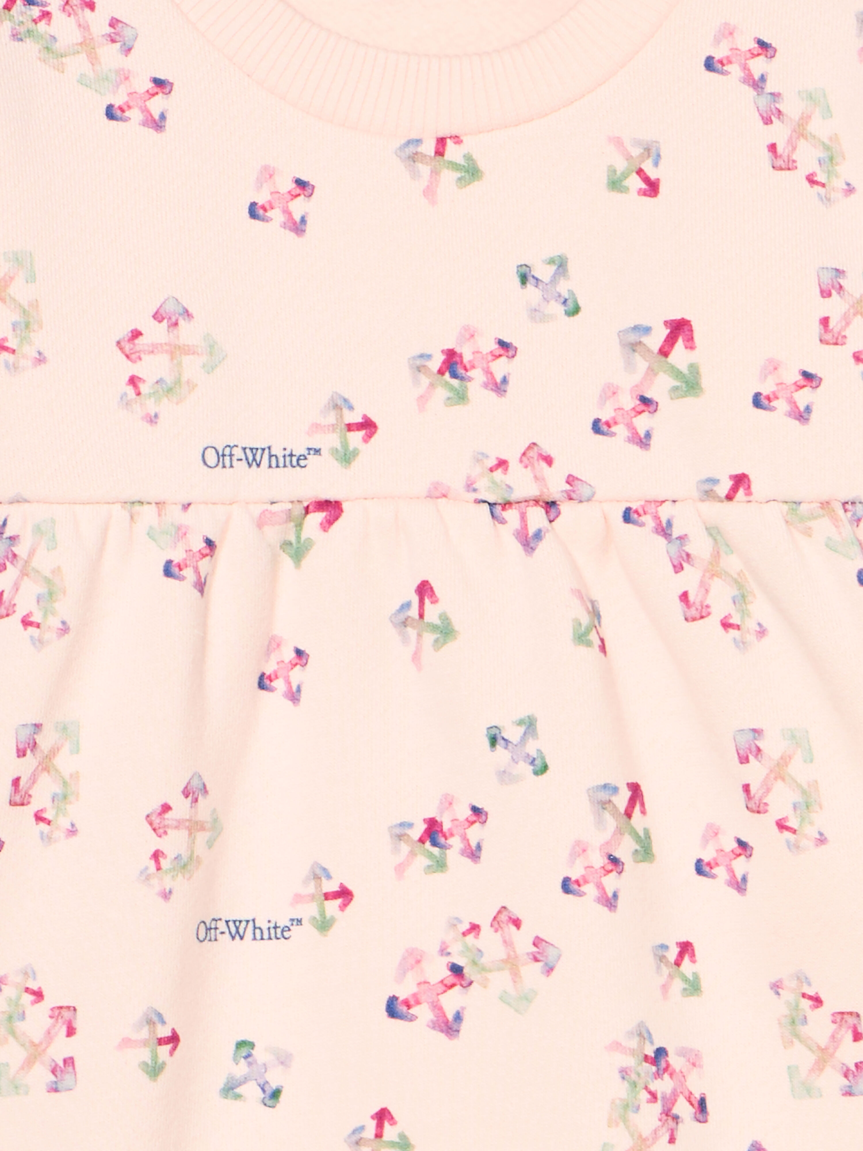 OFF WHITE Aop Arrow Dress SOFT PINK - MULTICOLOR OGX7012F25FLE002