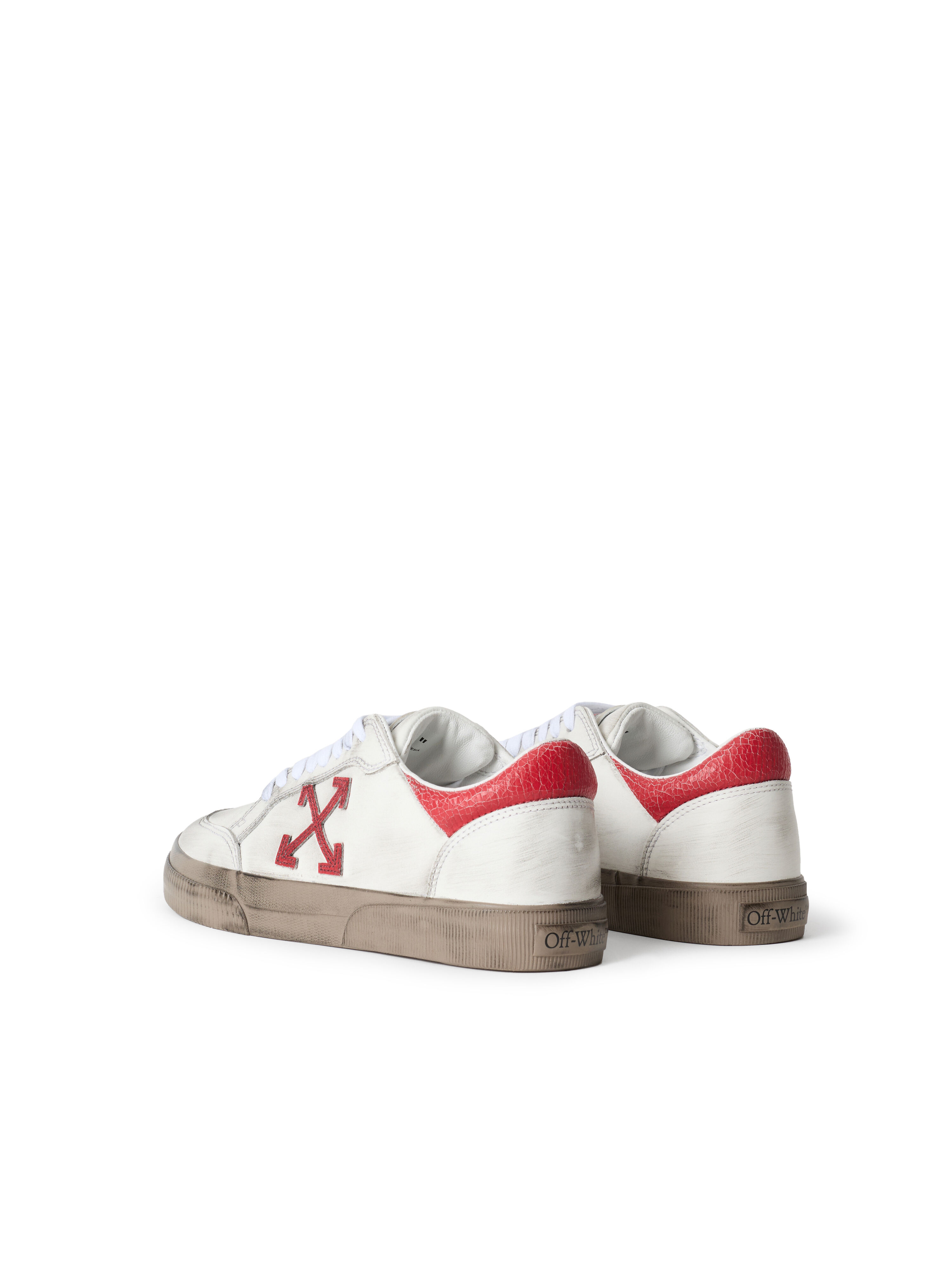 Vulcanized Low Worn Out Sneakers OFF WHITE Vulcanized Low Worn Out Sneakers VINTAGE WHITE/HAUTE RED OF06386609