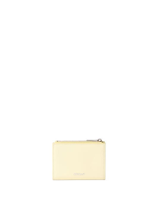 Jitney Quote Zip Bifold Wallet OFF WHITE Jitney Quote Zip Bifold Wallet DOUBLE CREAM - DOUBLE CREAM OWNC072F25LEA002