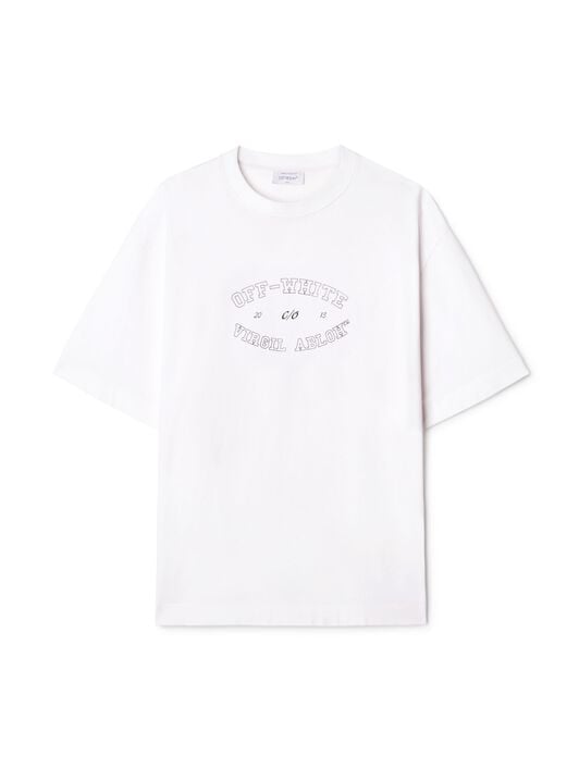 College Skate S/S Tee OFF WHITE College Skate S/S Tee WHITE OMAA120F24JER00M
