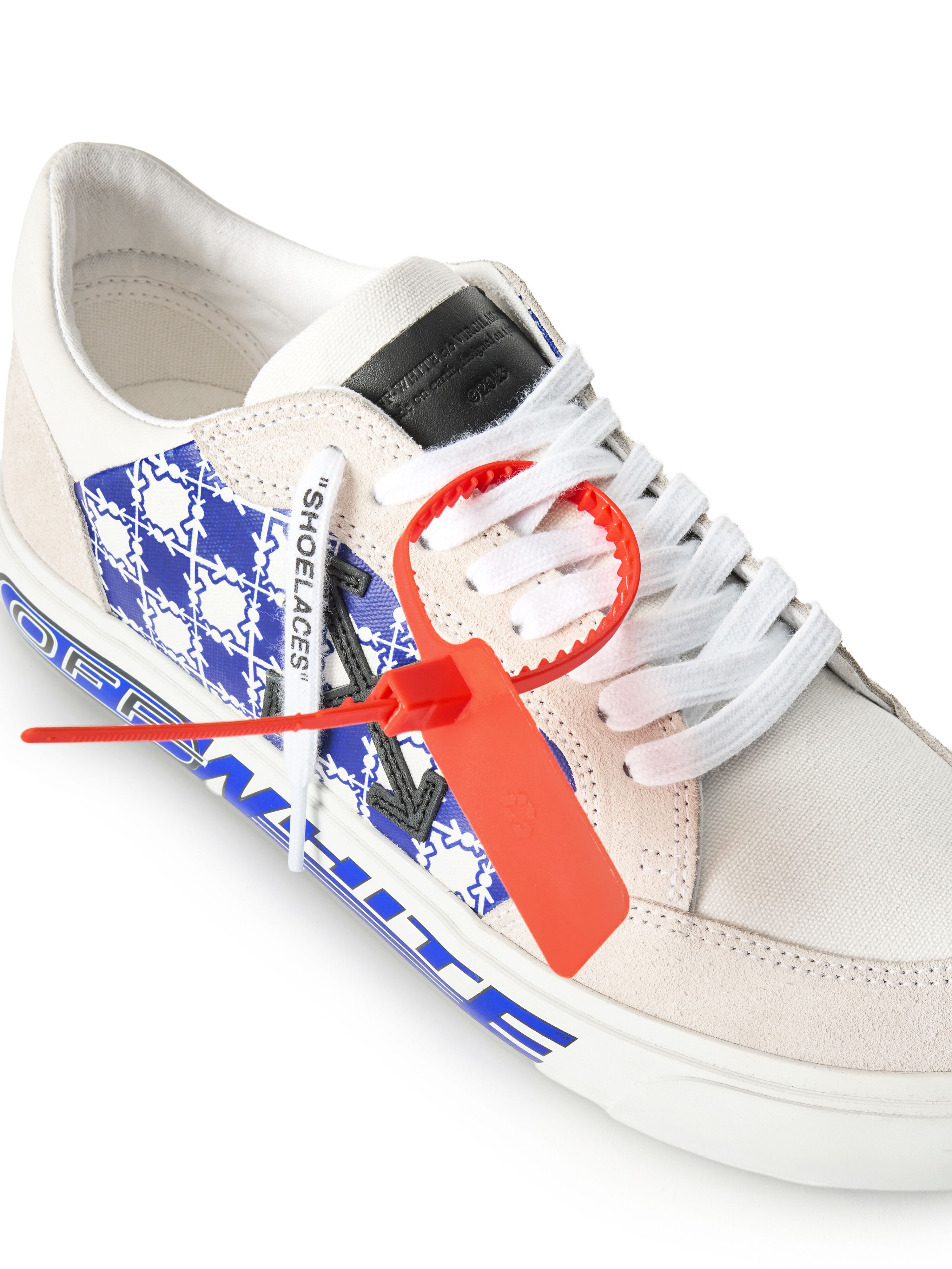 Vulcanized Low Sneakers OFF WHITE Vulcanized Low Sneakers WHITE/NEO BLUE OF06007101