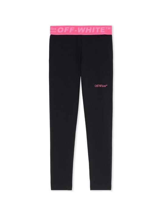 Logo Industrial Leggings OFF WHITE Logo Industrial Leggings BLACK - FUCHSIA OGCD003F25JER001