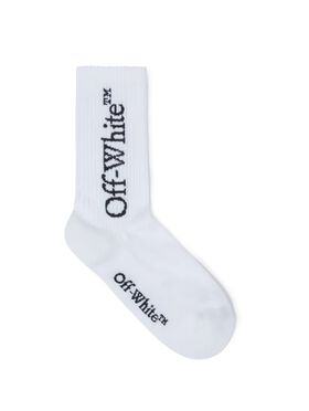 OFF WHITE Calzini Bianchi Medi Con Logo Bookish BIANCO OWRA035C99KNI001