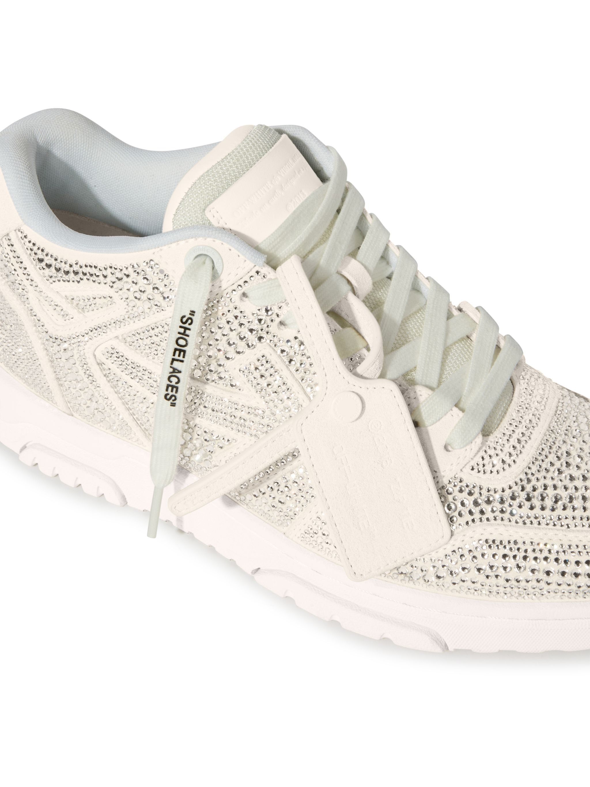 OFF WHITE Full Strass White Out Of Office WHITE OMIA189F24LEA009