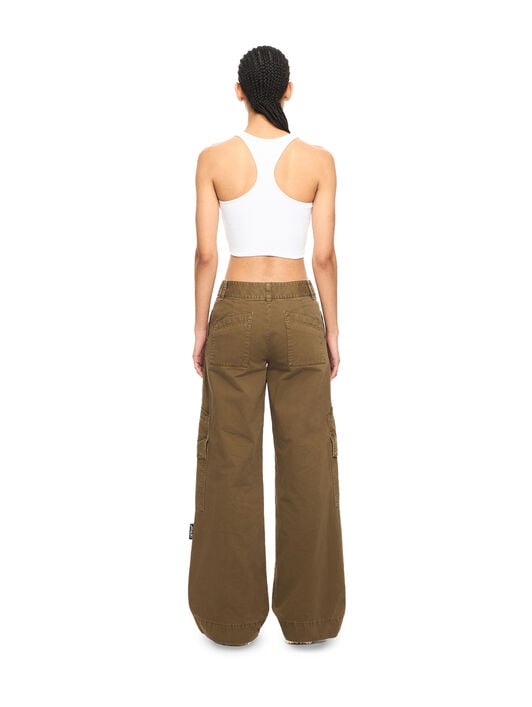 Off Stamp Ribbed Rowing Top OFF WHITE Off Stamp Ribbed Rowing Top White-Black 2AD086C99JER002