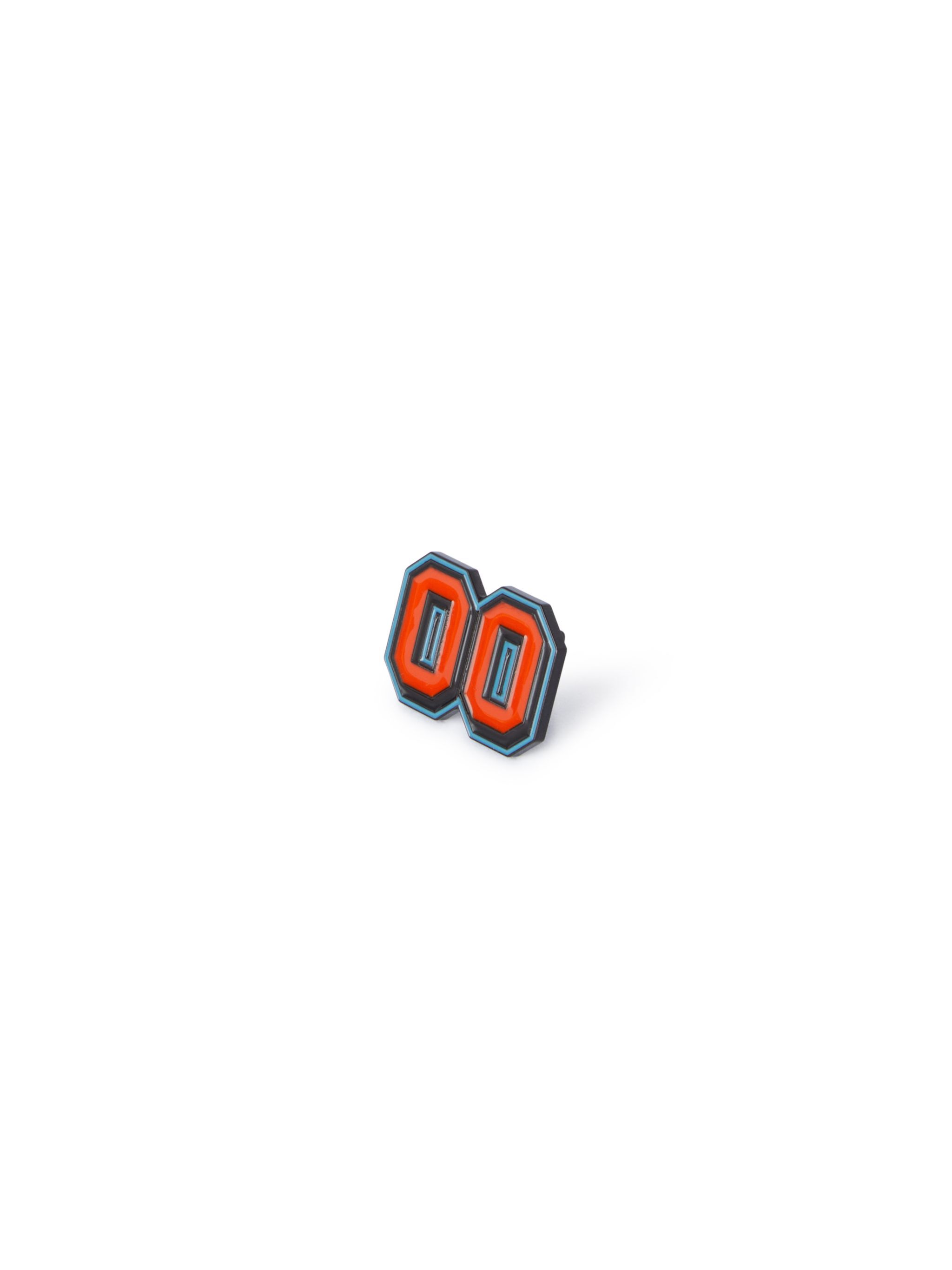 OFF WHITE Red/Black Zero-Zero Dubrae Charm BLACK OMZF001T25MET00C