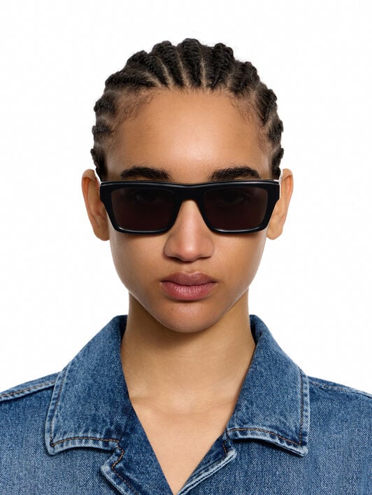 Flint Smoke Lens Sunglasses OFF WHITE Flint Smoke Lens Sunglasses SHINY HAVANA OW1038100753