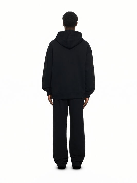 OFF WHITE Diagonal Skate Hoodie BLACK-BLACK 44MBB085G5F00F