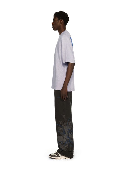 STENCIL ARROW SKATE S/S TEE OFF WHITE STENCIL ARROW SKATE S/S TEE GREY MELANGE - NAUTICAL BLUE OMAA120F25JER00D