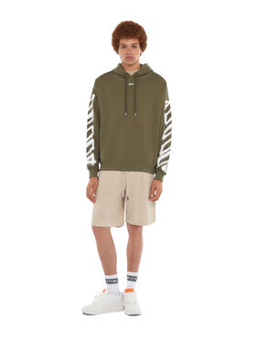 OFF WHITE Spray Can Arrow Skate Hoodie WINTER MOSS 44MBB085F5001