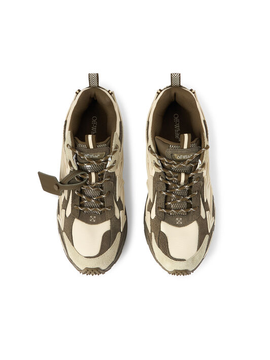 OFF WHITE Be Right Back Sneakers FOREST GREEN - SAND OMIA295F25LEA001