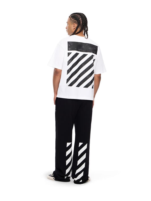 LAB L/AB Diagonal Oversized T-Shirt WHITE 44LABF26T054