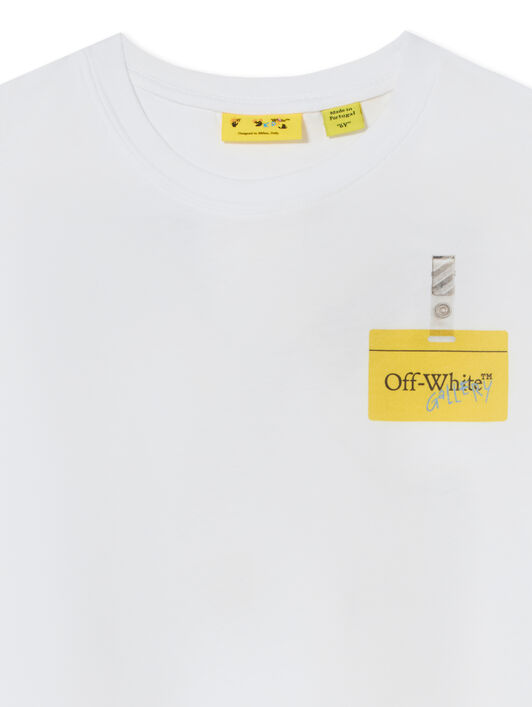Arrow Tape Short Sleeve T-Shirt OFF WHITE Arrow Tape Short Sleeve T-Shirt WHITE 44BAA002F26J005