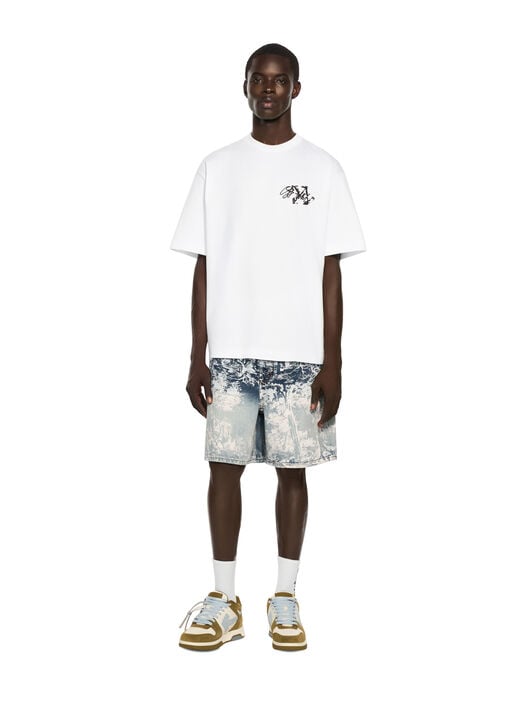 City Nature Denim Shorts OFF WHITE City Nature Denim Shorts OMBRE BLEACH BLUE 44MYC02CF26D002