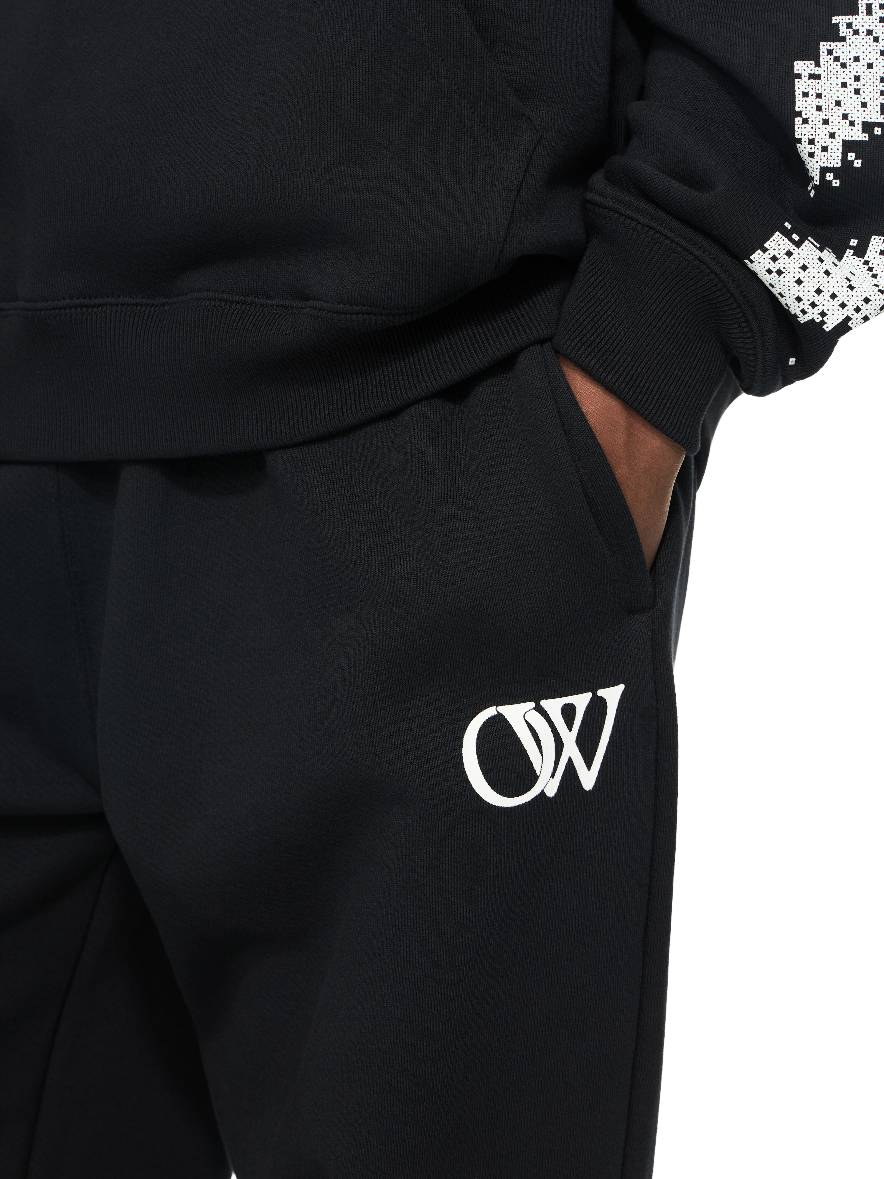 OW Sweatpant in BLACK-WHITE for Men | Off-White™