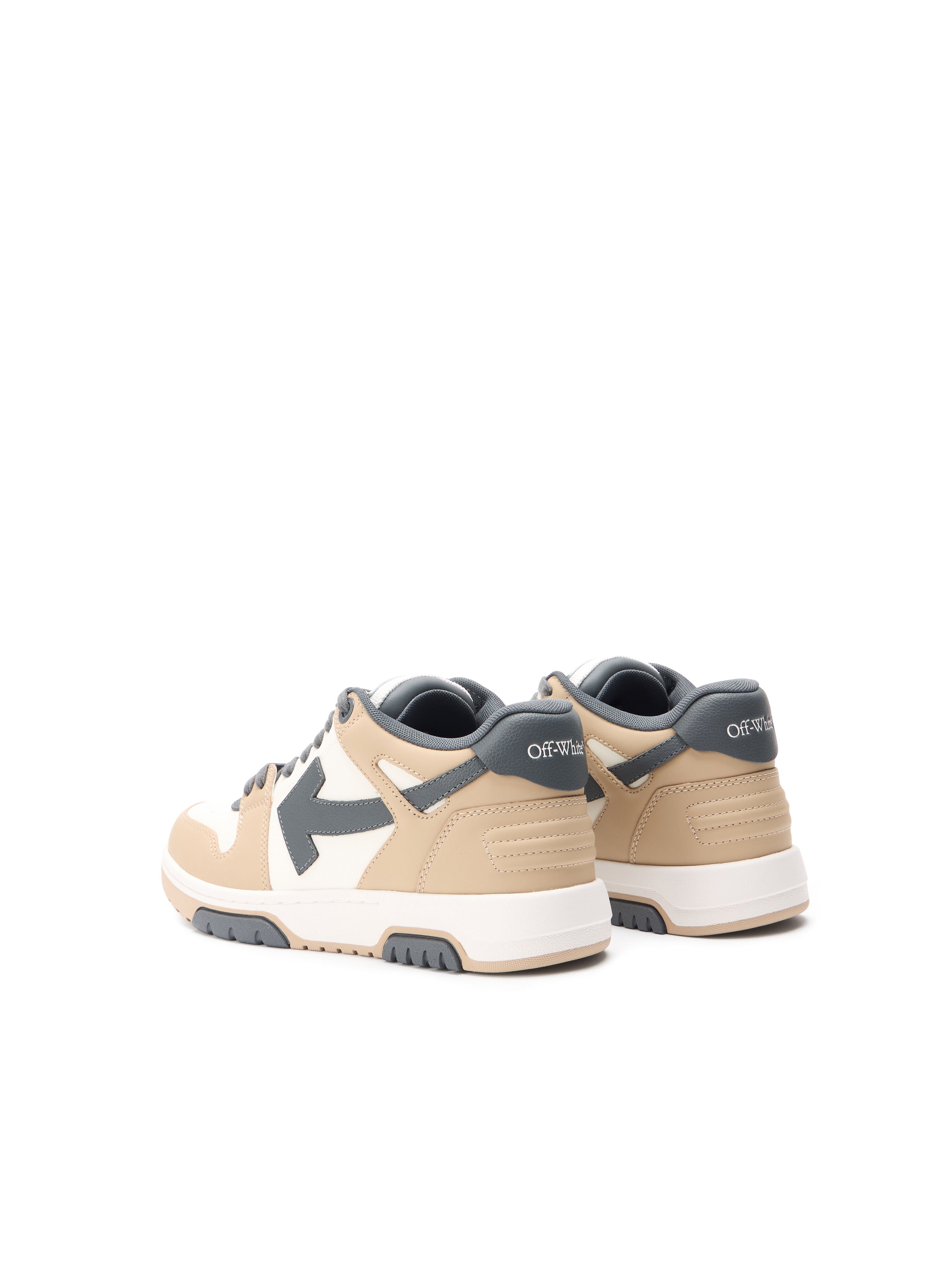 OFF WHITE Out Of Office Sneakers BEIGE - DARK GREY OWIA259S26LEA003