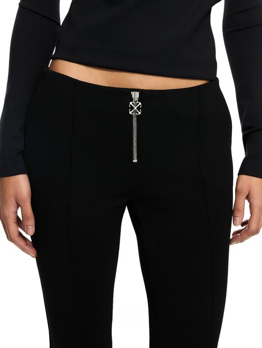 OFF WHITE Heavy Jersey Slim Pants Black-No Color 2CA19AS26JER001