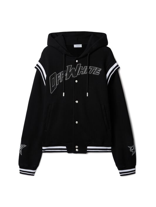 OFF WHITE Black Fleece 00 Varsity BLACK OMEK003S25JER002