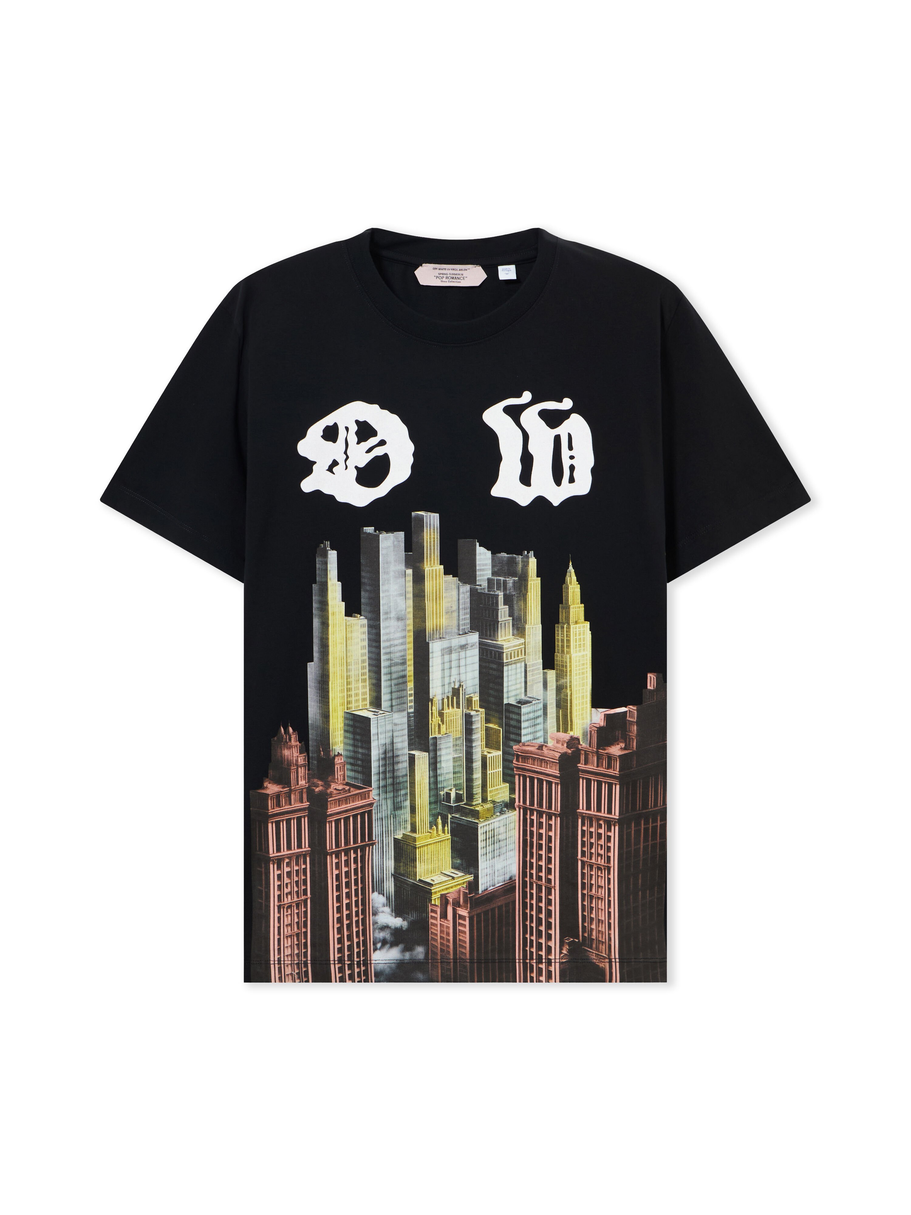 OFF WHITE Palace OW Slim T-shirt BLACK 44MAA027Z26J002