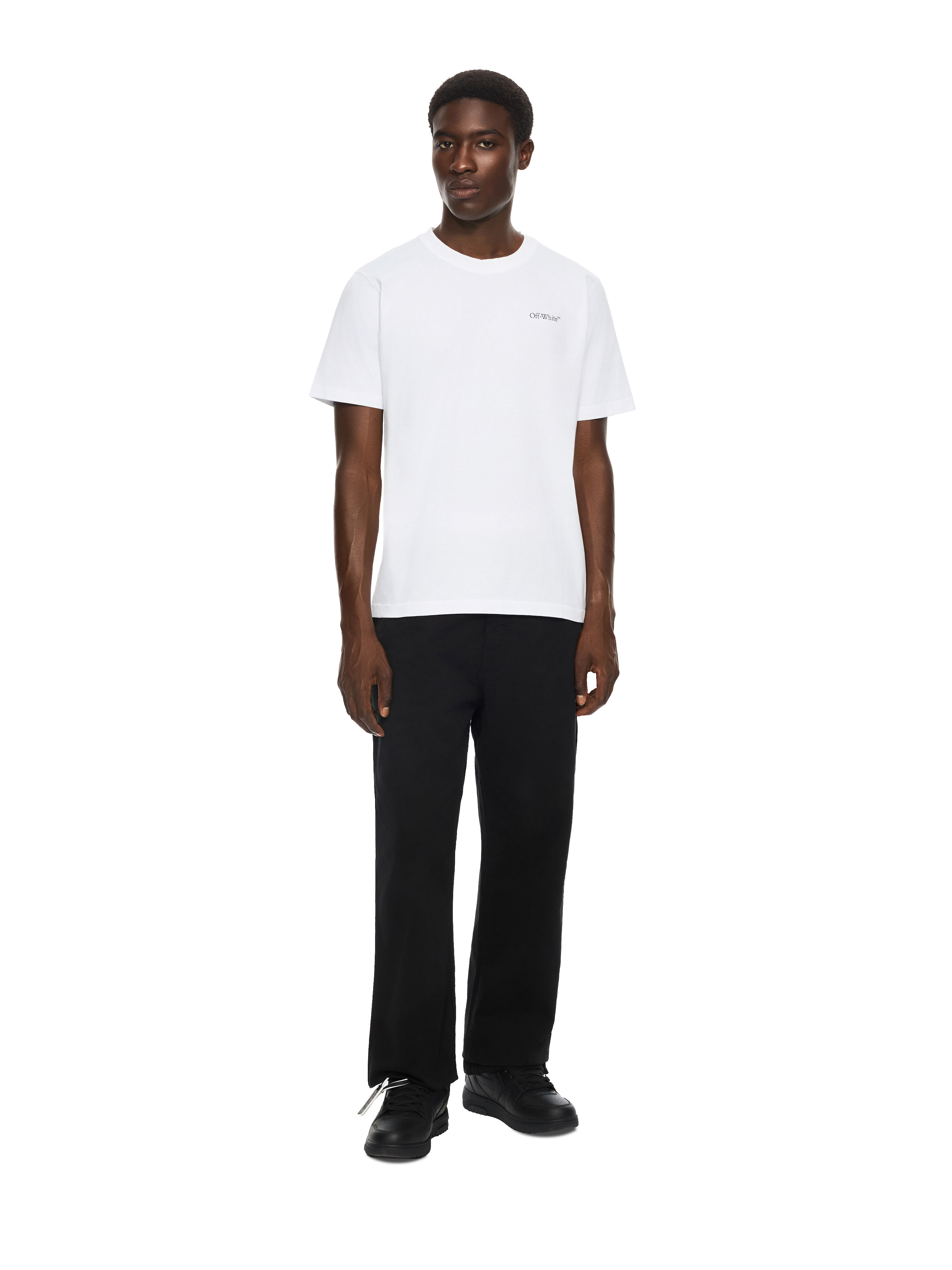 OFF WHITE Out Of Office "For Walking" Sneakers BLACK/WHITE OMIA189C99LEA01A