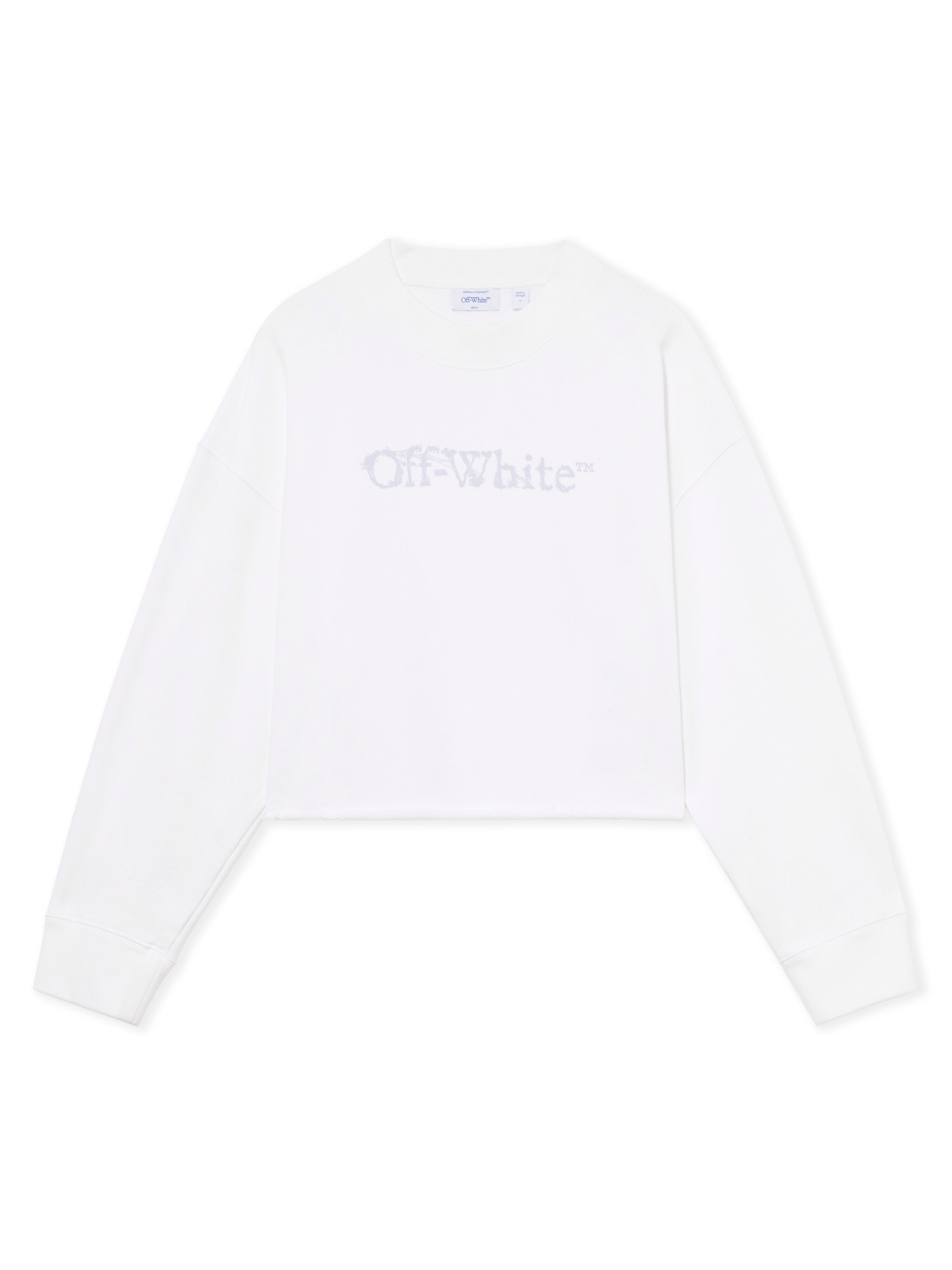 City Nature Arrow Cropped Crewneck OFF WHITE City Nature Arrow Cropped Crewneck Ivory Heather 2FE00514T