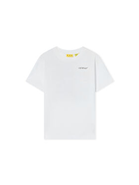 OFF WHITE Arrow Monogram Short Sleeve T-Shirt WHITE 44BAA002F26J004