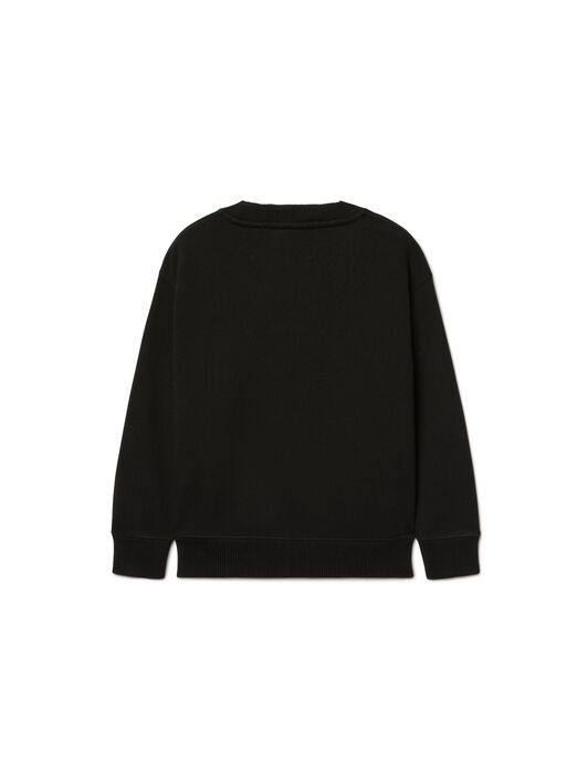 OFF WHITE Big Bookish Sweatshirt BLACK OBBA001S25FLE001