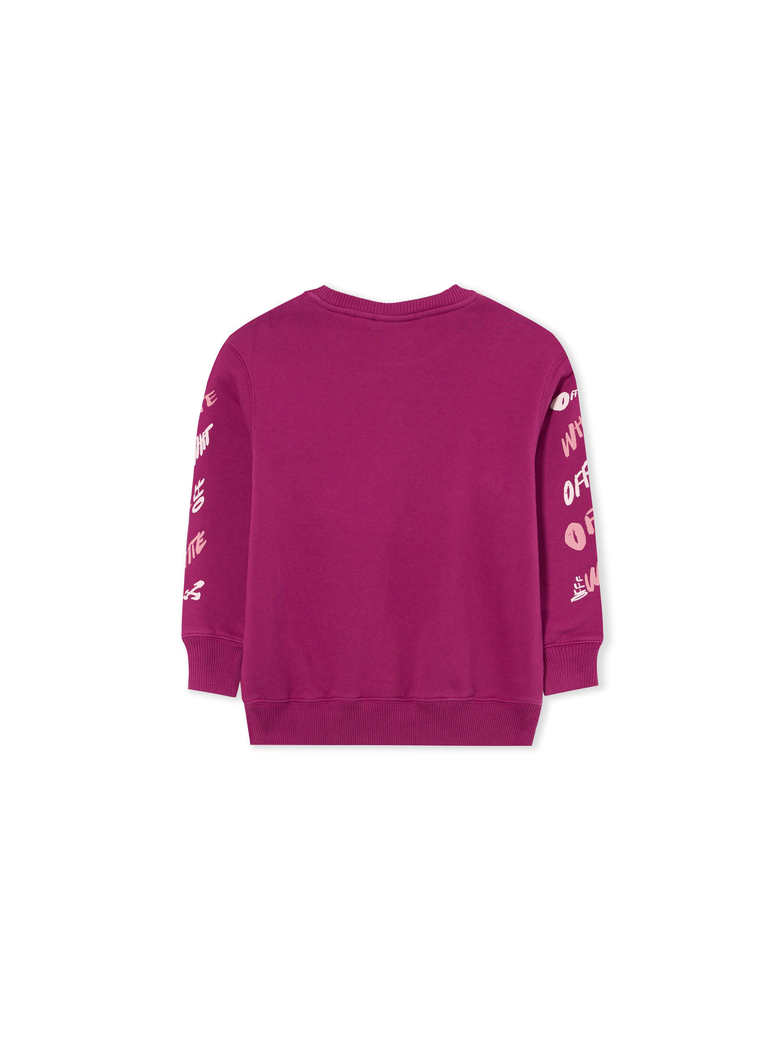 Arrow Writings Crewneck Sweatshirt OFF WHITE Arrow Writings Crewneck Sweatshirt BOYSENBERRY 44GBA001F26F003