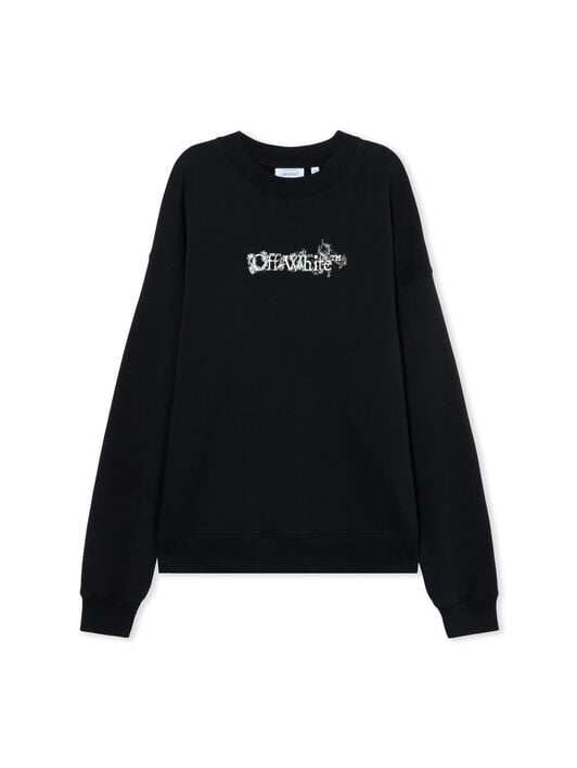 OFF WHITE Heraldic Arrow Skate Sweatshirt BLACK 44MBA054S26F002