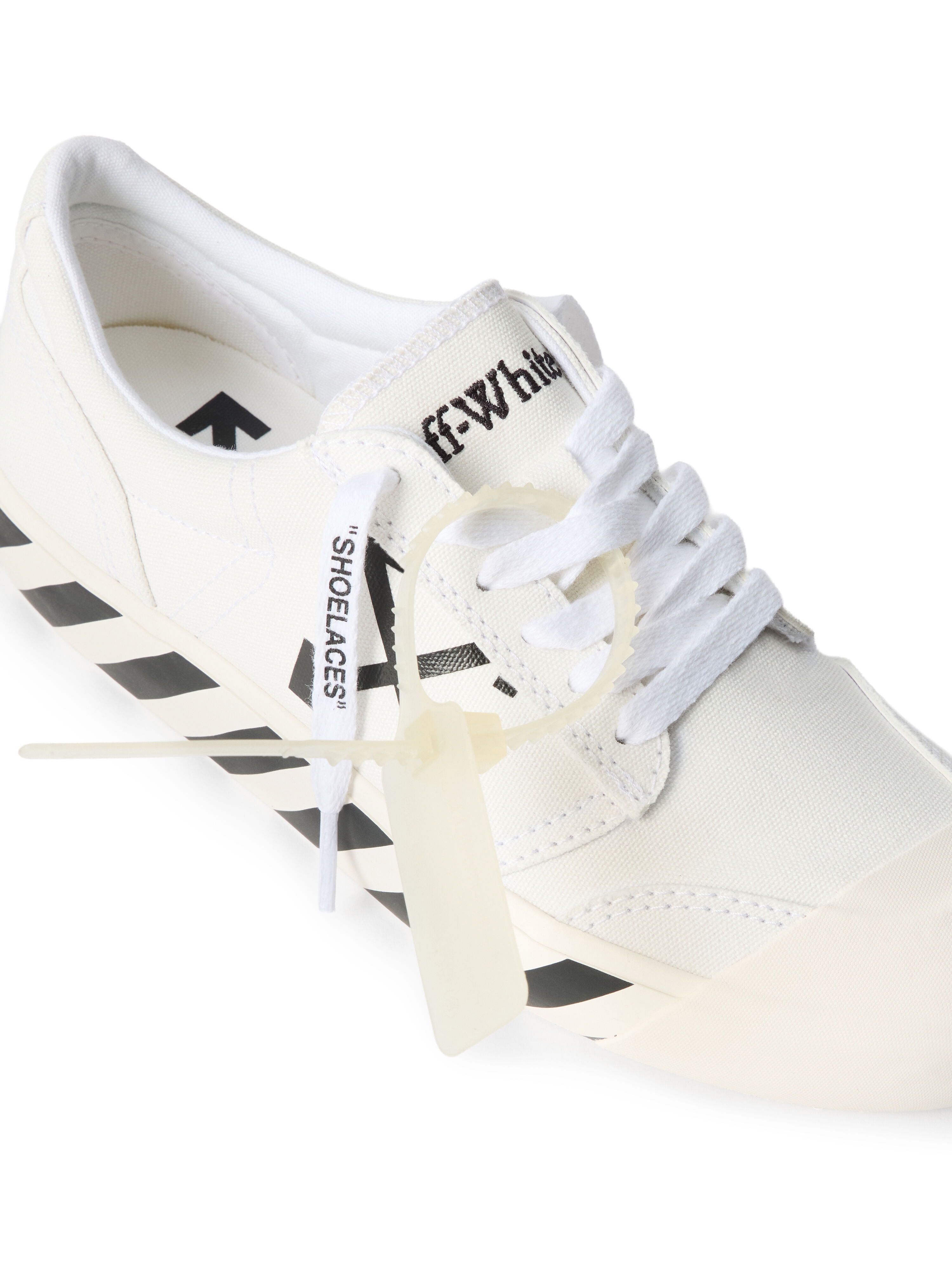 Vulcanized Undercut Sneakers in WHITE/BLACK for Men | Off-White™
