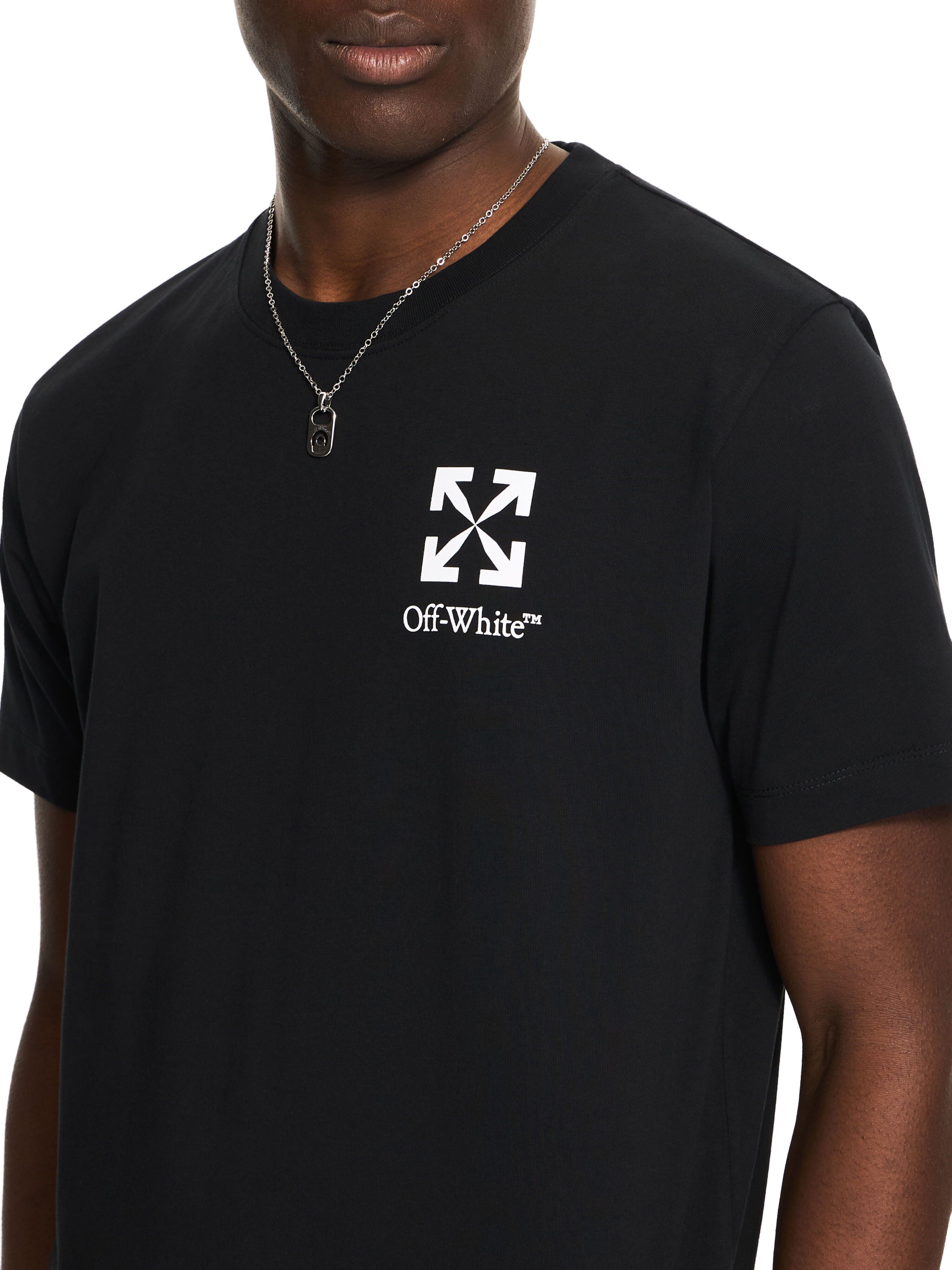 OFF WHITE Small Arrow Slim T-shirt BLACK 44MAA027S26J00B