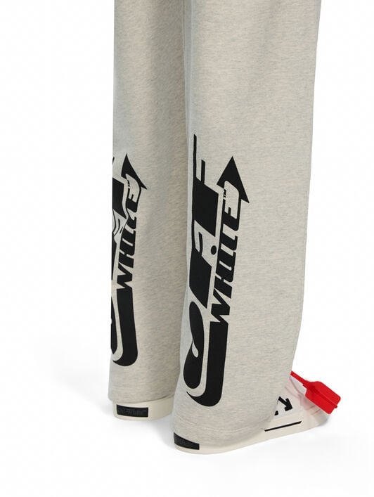 Half Arrow Sweatpants OFF WHITE Half Arrow Sweatpants GREY MELANGE 44MCH05AF26F003