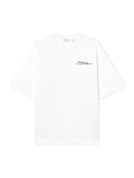 OFF WHITE Type Arrow Skate S/S Tee WHITE 44MAA120S26J00K