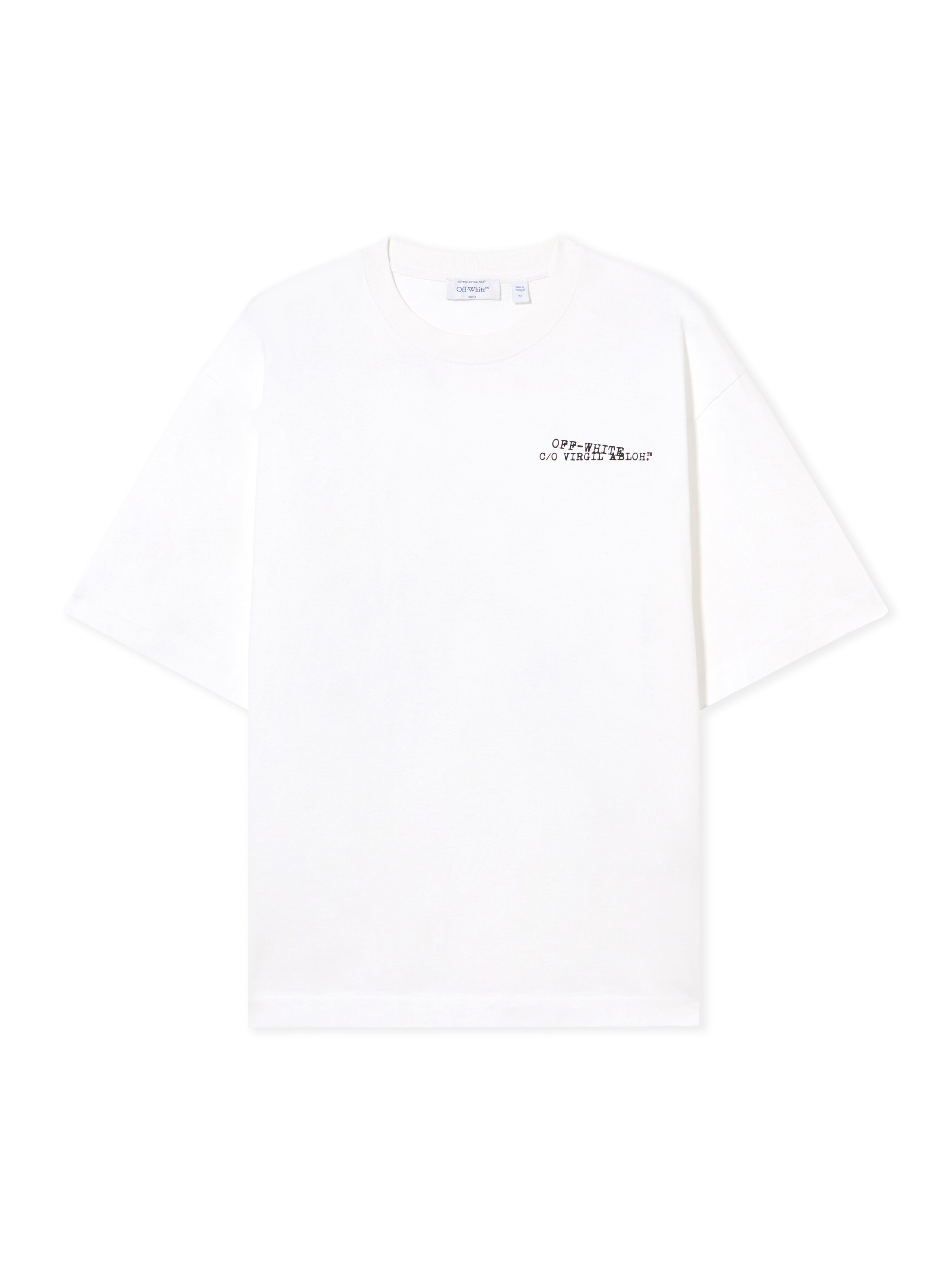 OFF WHITE Type Arrow Skate S/S Tee WHITE 44MAA120S26J00K