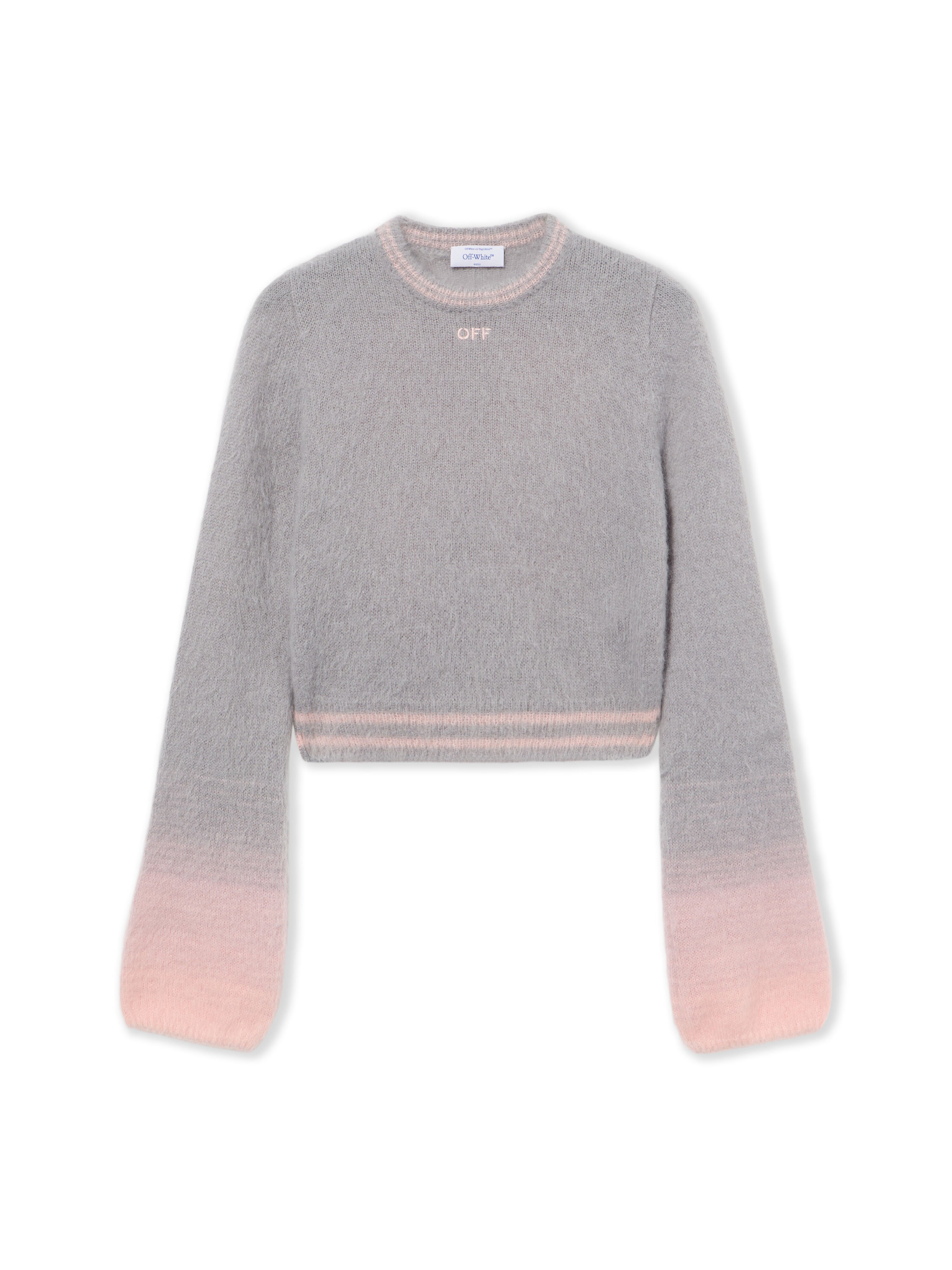 Arrow Mohair Degrade Crewneck OFF WHITE Arrow Mohair Degrade Crewneck Rodio-Soft Pink 2HE10XS26KNI001