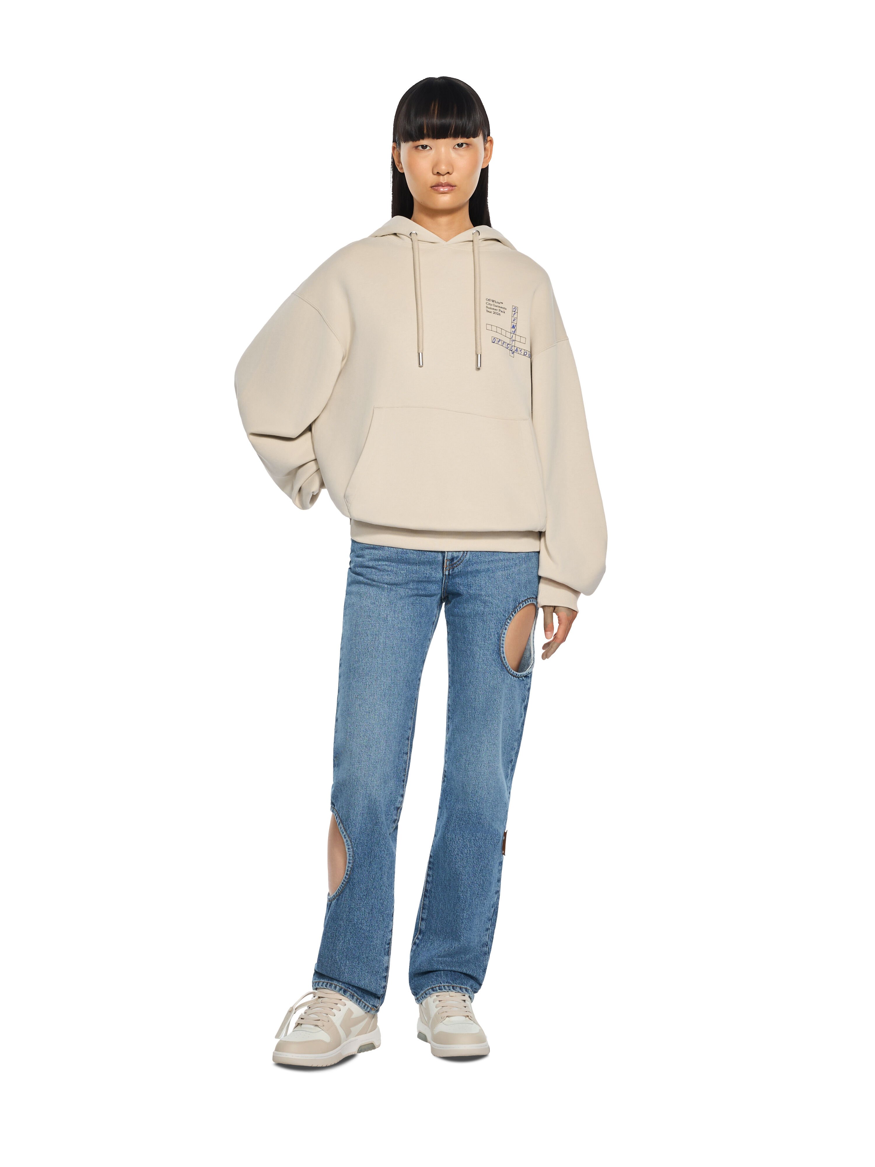 Connect Dots Regular Hoodie OFF WHITE Connect Dots Regular Hoodie Beige-No Color 29E00727T