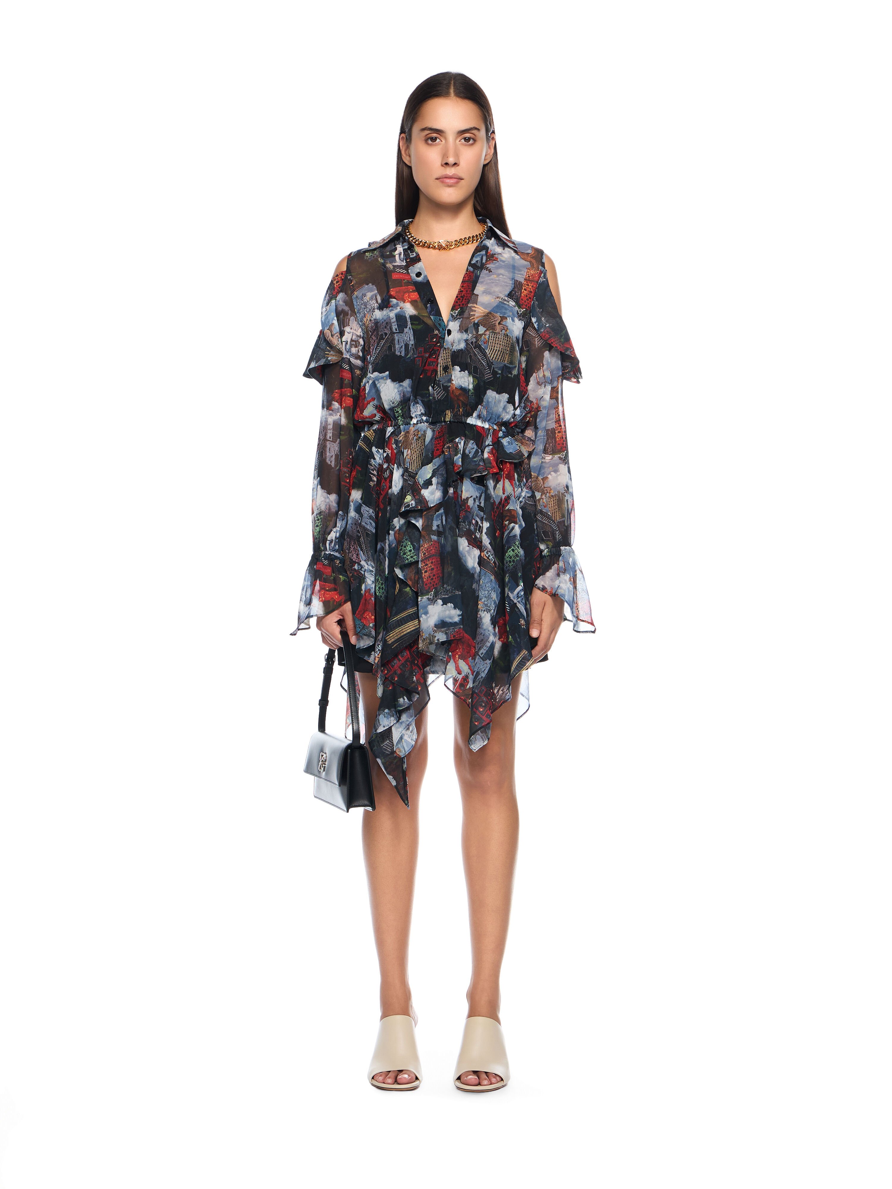 OFF WHITE World Paint Geo Romantic Dress MULTICOLOR-NO COLOR OWDB55LF25FAB001