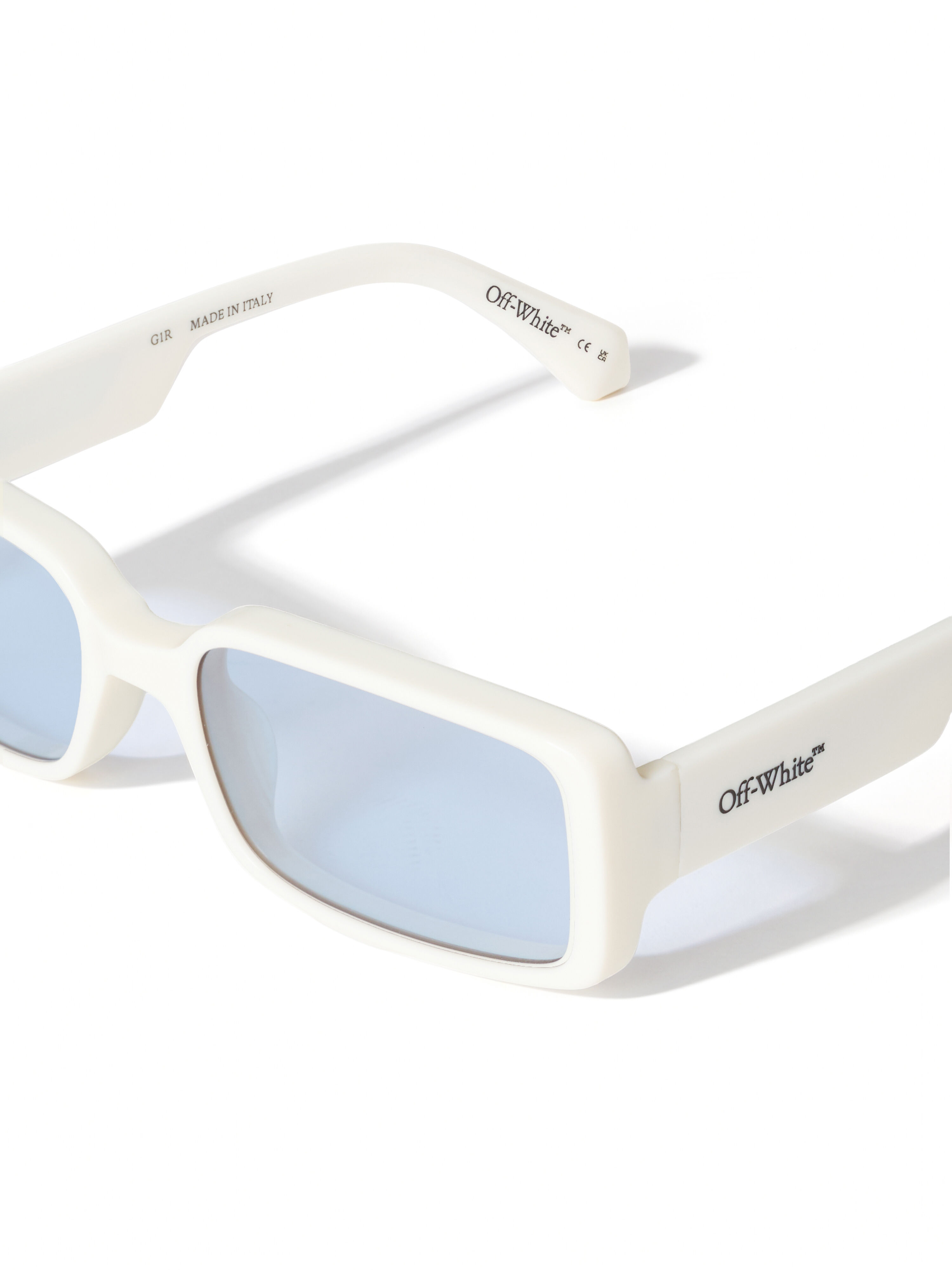 Spencer Blue Lens Sunglasses OFF WHITE Spencer Blue Lens Sunglasses White OW106482460