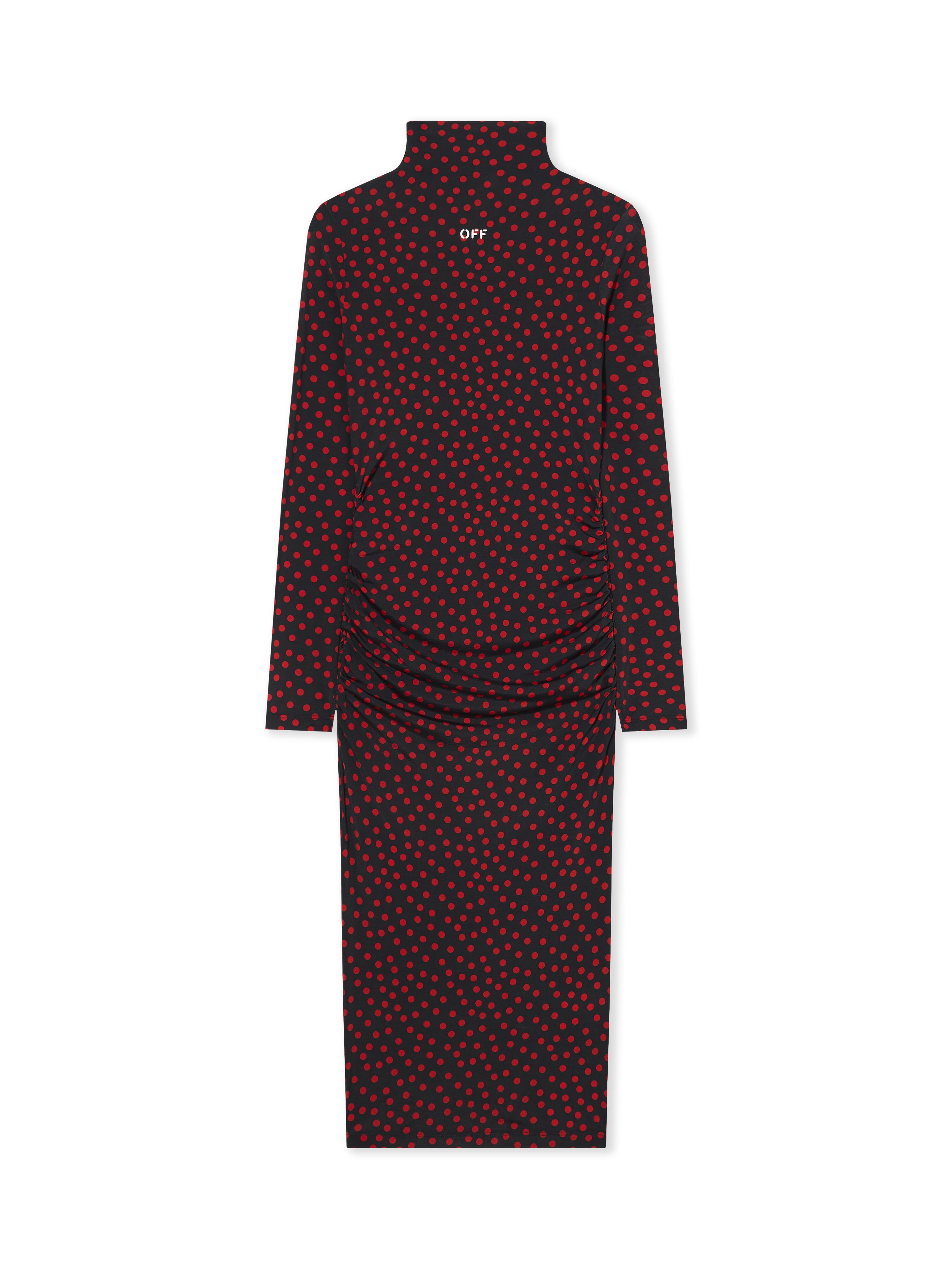 Off Stamp Dot Second Skin Midi Dress OFF WHITE Off Stamp Dot Second Skin Midi Dress Black Rumba Red 2FU00871T
