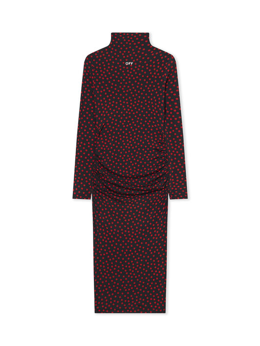 Off Stamp Dot Second Skin Midi Dress OFF WHITE Off Stamp Dot Second Skin Midi Dress Black Rumba Red 2FU00871T