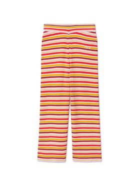 OFF WHITE Pantaloni In Maglia A Coste Con Logo Off ARANCIONE OGHG002S25KNI001