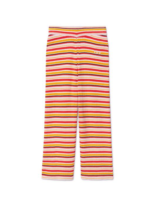 OFF WHITE Stamp Ribbed Knit Pants ORANGE OGHG002S25KNI001