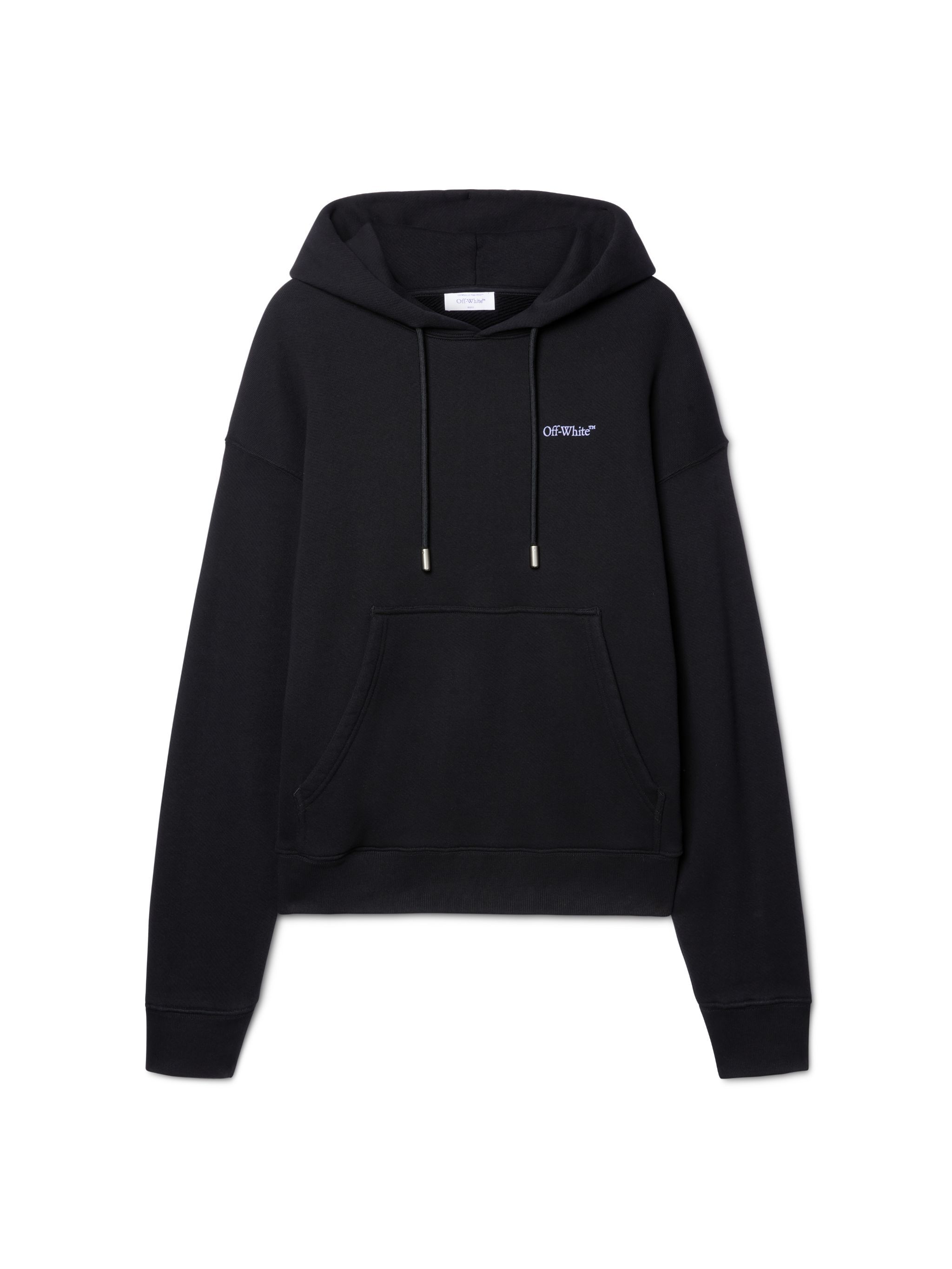 OFF WHITE Black Barber Arrow Hoodie BLACK OMBB085S25FLE00R