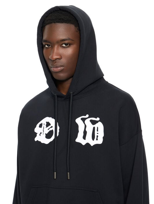 OFF WHITE Palace Arrow Skate Hoodie BLACK 44MBB085Z26F001