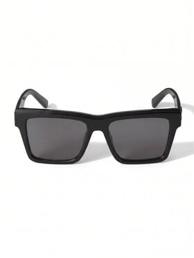 OFF WHITE Virginia Smoke Lens Sunglasses Shiny Black OW1037100753