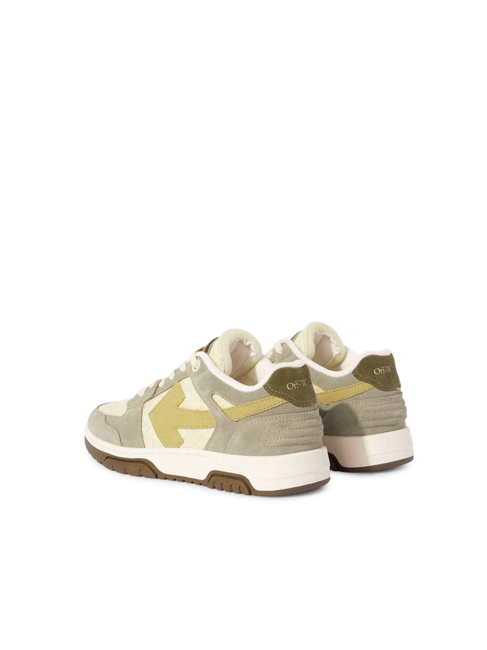 OFF WHITE Slim Out Of Office Sneaker Grigio/Crema GREY OMIA243S25LEA002