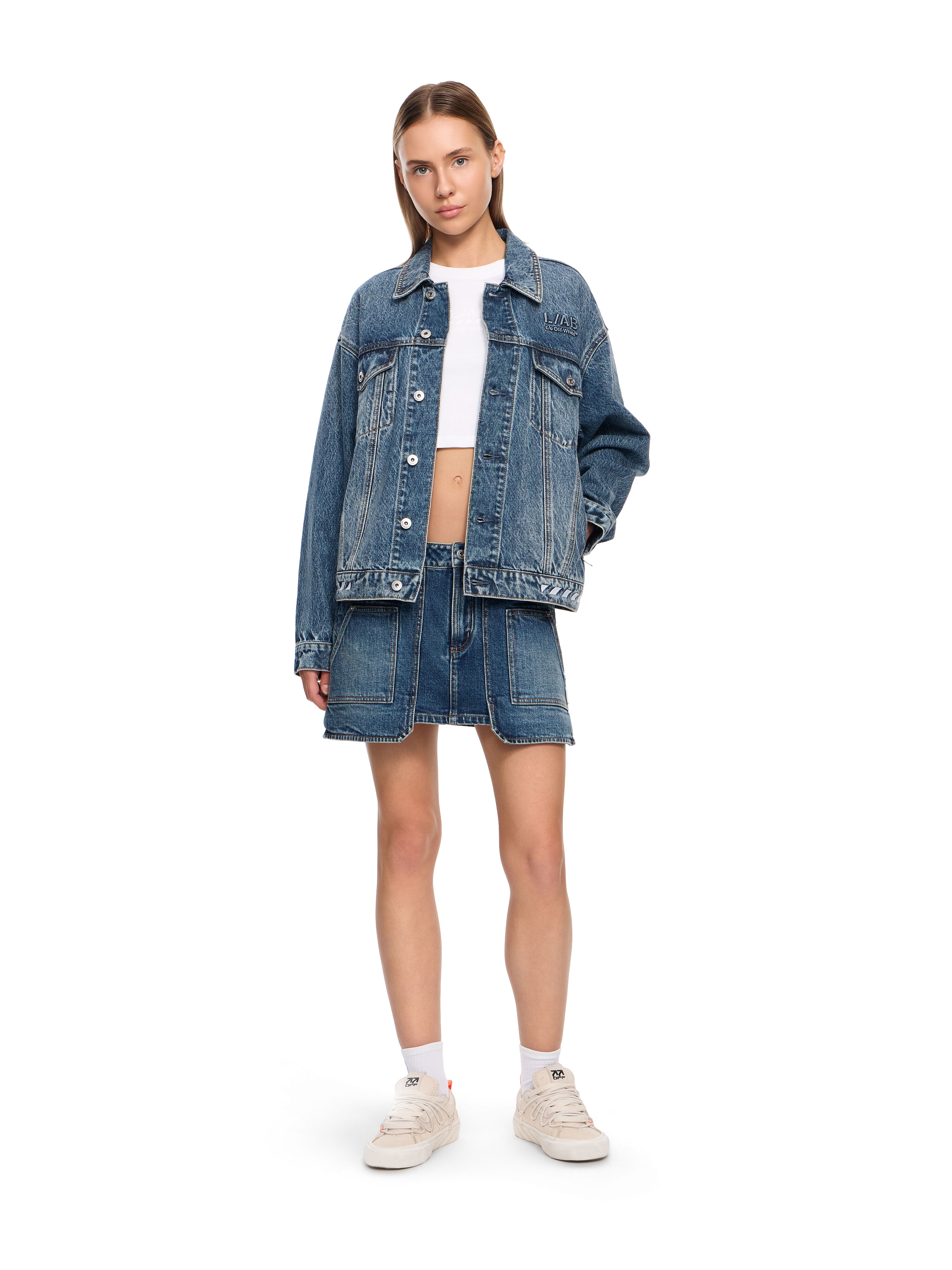 LAB L/AB Relaxed Denim Jacket Nolita LABF263FG00004T